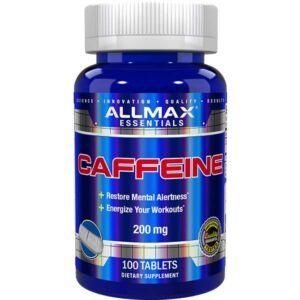 Cafeina Allmax Essentials Caffeine 200mg 100 Tabletas