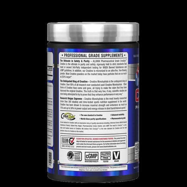 allmax essentials creatina Grado Farmaceutico 1000g